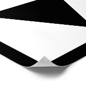 Geometrische Dreiecke Poster (Ecke)