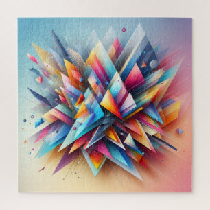 Geometrische Dreiecke Puzzle