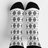 Geometrische Dreiecke Socken (Oben)