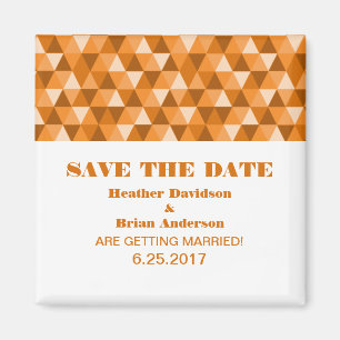 Geometrische Dreiecke speichern das Datumsfenster, Magnet