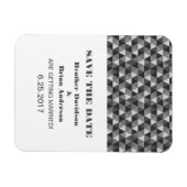 Geometrische Dreiecke speichern das Datumsfenster, Magnet (Horizontal)