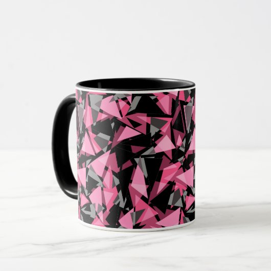 geometrische Dreiecksform Tasse (Vorderseite Links)