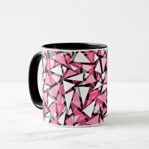 geometrische Dreiecksformen Muster Tasse