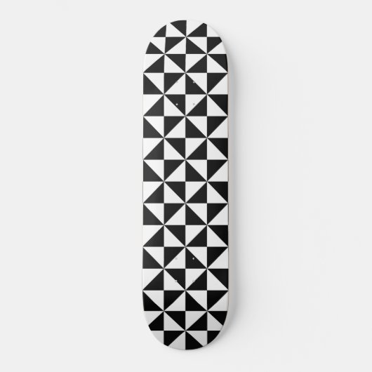 geometrische Dreieckskateboard Skateboard (Vorderseite)