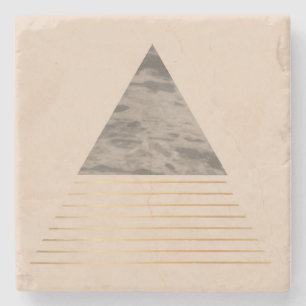 Geometrische Dreieckskunst Steinuntersetzer