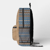 Geometrische Druckausgabe Personalisiert Bedruckter Rucksack (Rechts)