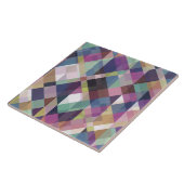 geometrische dunkle Schattierungen Muster Fliese (Seite)