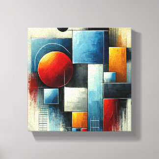 Geometrische Dynamik Leinwanddruck