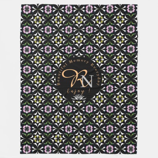 Geometrische Ebene Fleecedecke (Vorderseite)