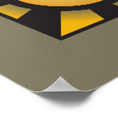 Geometrische Ebenen: Minimalistische Kreise und Li Poster (Ecke)