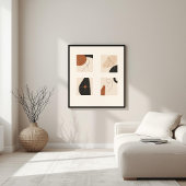 Geometrische Echos Poster