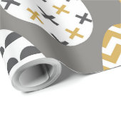 Geometrische Eier Geschenkpapier (Rolleneckpunkt)