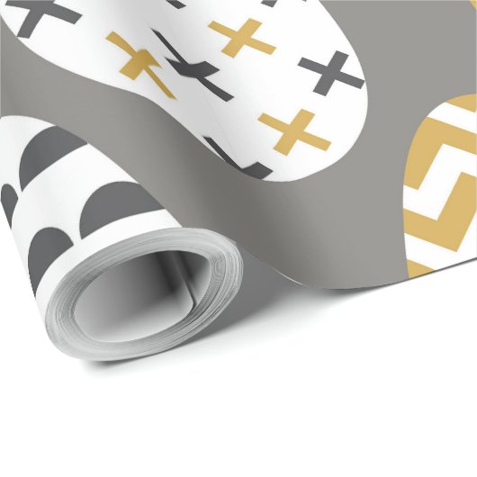 Geometrische Eier Geschenkpapier (Rolleneckpunkt)