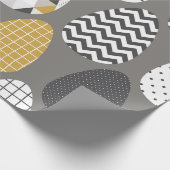 Geometrische Eier Geschenkpapier (Ecke)