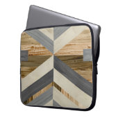 Geometrische Einlage Laptopschutzhülle (Vorderseite Links)