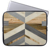 Geometrische Einlage Laptopschutzhülle (Vorderseite)