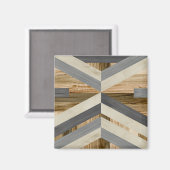 Geometrische Einlage Magnet (Vorderseite/Rückseite)