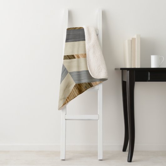 Geometrische Einlage Sherpadecke (Beispiel)