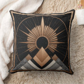 Geometrische Elegancy Cotton Kissen (Decke)