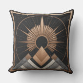 Geometrische Elegancy Outdoor Kissen (Vorderseite)