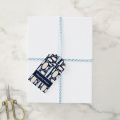 Geometrische Eleganz Geschenkanhänger (Mit Garn)