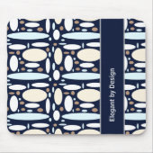 Geometrische Eleganz Mousepad (Vorne)