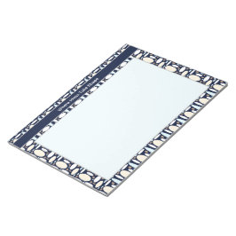 Geometrische Eleganz Notizblock