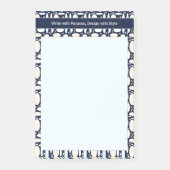 Geometrische Eleganz Post-it Klebezettel (Vorderseite)