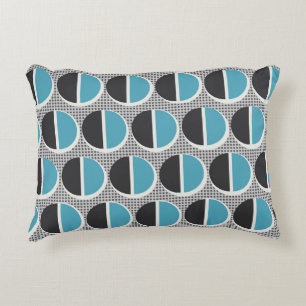 Geometrische Eleganz: Vintage-Musterdesign. Dekokissen