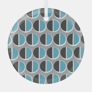 Geometrische Eleganz: Vintage-Musterdesign. Ornament Aus Glas