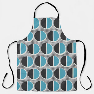 Geometrische Eleganz: Vintages Musterdesign. Schürze