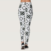geometrische Elemente nahtlose Form Muster Leggings (Rückseite)