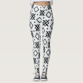 geometrische Elemente nahtlose Form Muster Leggings (Vorderseite)