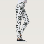 geometrische Elemente nahtlose Form Muster Leggings (Rechts)