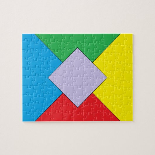 Geometrische Elemente Puzzle (Horizontal)