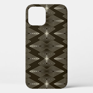 Geometrische Elemente, vintage nahtloses Ornament. Case-Mate iPhone Hülle