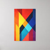 Geometrische Energie Leinwanddruck (Vorderseite)