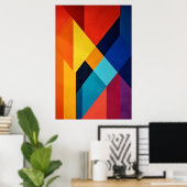 Geometrische Energie Poster (Heimbüro)