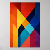 Geometrische Energie Poster (Vorne)