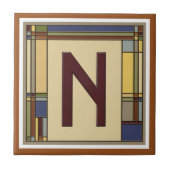 Geometrische erste N-Achse für wunderschöne Künste Fliese (Vorderseite)