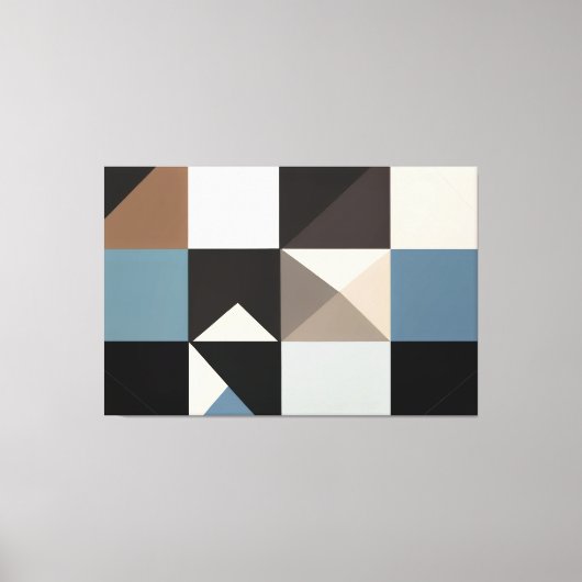 Geometrische Essenz Leinwanddruck (Vorderseite)