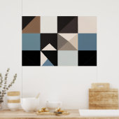 Geometrische Essenz Poster (Küche)