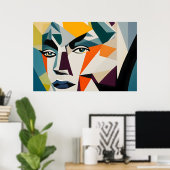 Geometrische Essenz Poster (Heimbüro)