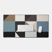 Geometrische Essenz Schreibtischunterlage (Tastatur & Maus)