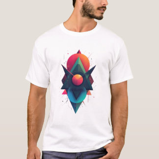 Geometrische Explosion T-Shirt