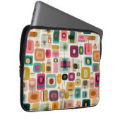 Geometrische Farbblöcke Mitte des Jahrhunderts Mod Laptopschutzhülle (Vorne Rechts)