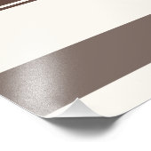 Geometrische FarbblockRechtecke - braun und beige Fotodruck (Ecke)