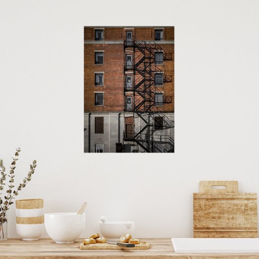 Geometrische Farbe Version Nr. 31 Poster (Küche)