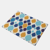 Geometrische Farben des Mitteljahrhunderts der 60e Fußmatte (Schrägansicht)