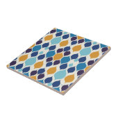 Geometrische Farben des Mitteljahrs der 60er Jahre Fliese (Seite)